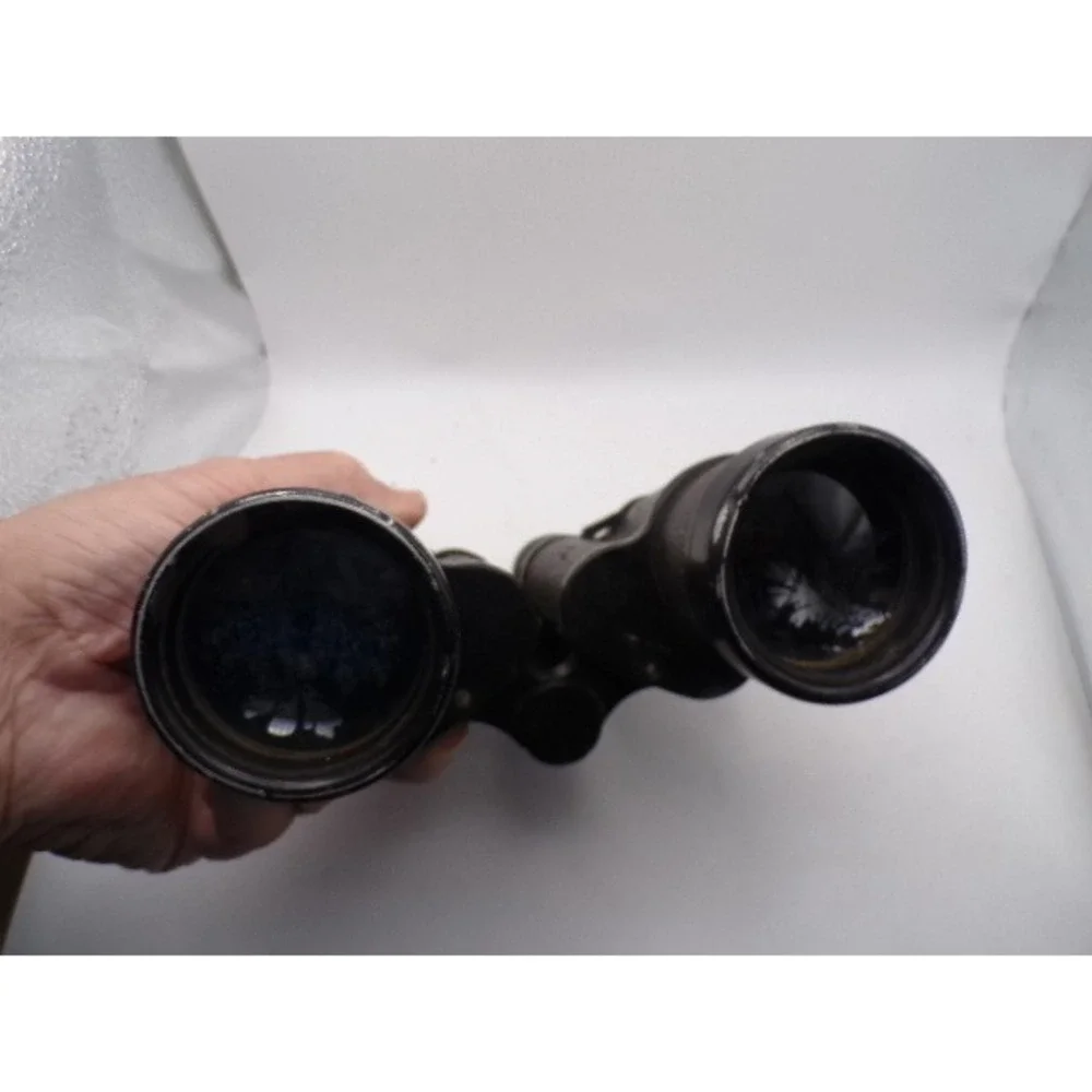 Vintage Nippon Kogaku Tokyo Binoculars Serial 741084 Early Nikon Japan Blk‎ READ